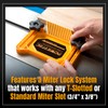 POWERTEC Tandem Featherboard and L-Push Stick Fits Table Saw, Router