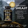 THE MONK Organic Shilajit Fulvic Acid, Humic Acid, 85+ Minerals-