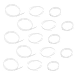 WOONEKY 15pcs Eyeglass Arm Sleeves Antislip Tubing Protectors for Comfortable Wear Soft Material Eyewear Accessories for Enhanced Style Secure Fit Shrink Installation