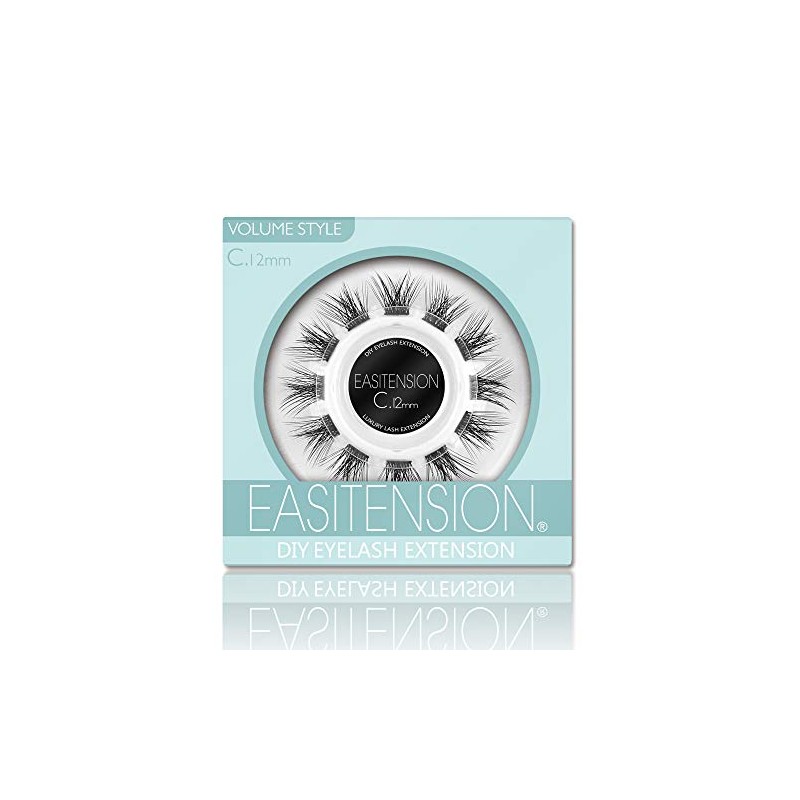 DIY Eyelash Extension, 3D Effect Individual Glue Bonded Clusters Volume