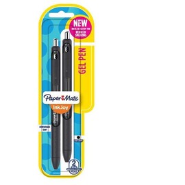 Papermate Inkjoy Gel Pen 0.7 Black 2-Pack (Pack of 16)