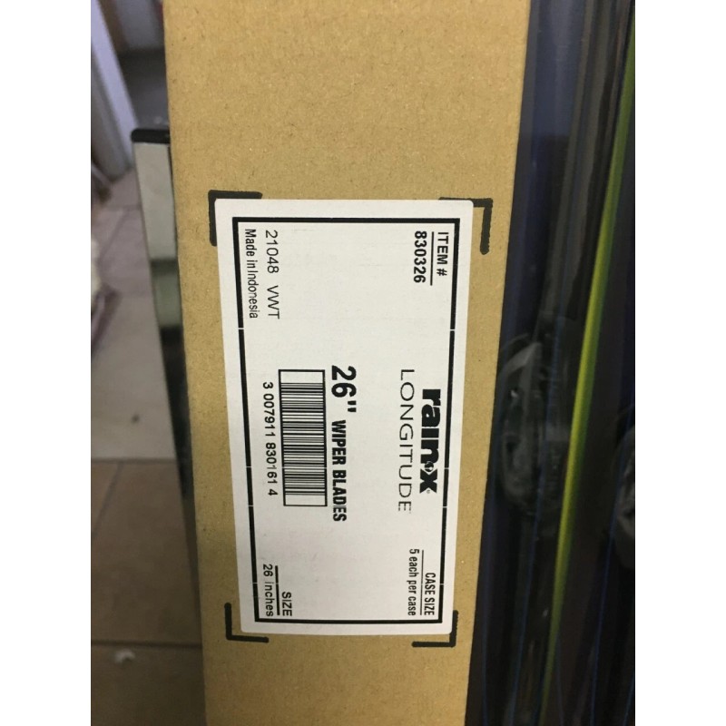RAIN-X 26" LONGITUDE PROFESSIONAL SERIES WIPER BLADES (Pack of 5)
