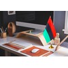 WXTWK 12 Pack Afro American Desk Flag Small Mini Pan
