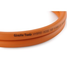 Giraffe Tools Hybrid Air Hose, 3/8 inch x 25 ft, 1/4 in. MNPT Fittings, 300 PSI Heavy Duty, Lightweight Air Compressor Hose