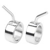 Professional Olympic Clasps Chrome - Olympic Setting Rings 50/51mm (Pair)