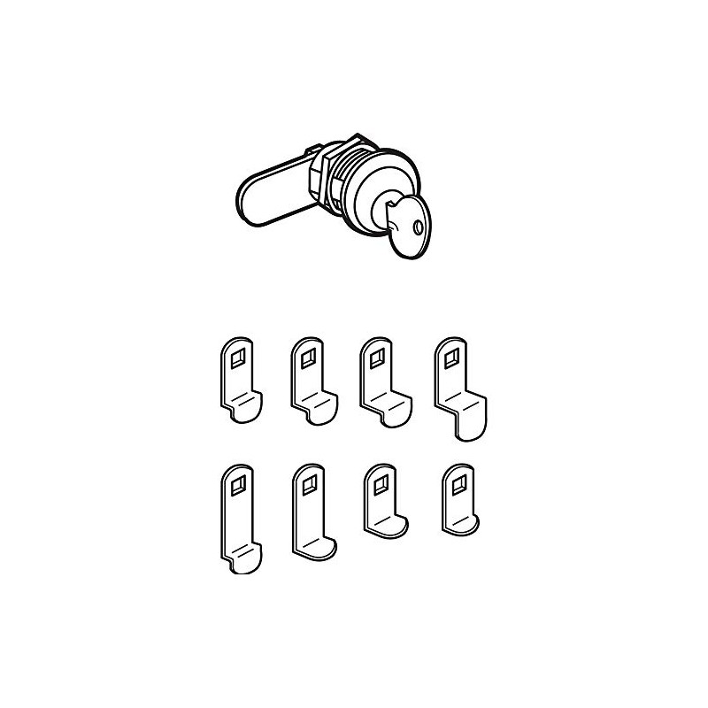 Prime-Line MP4532 9-Cam, H1 Keyway, Mail Box Lock, Counter Clockwise