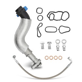 ANODZU Turbo Turbocharger Oil Feed Line Oil Return Line Gasket Seals Fit for Mini Cooper R55 R56 R57 R58 R59 R60 R61 2007-2016, Replace 11428643747 11657534454 11658617069