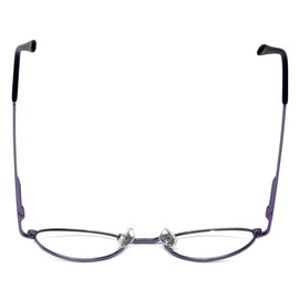 Calabria Flex Collection KIDS 75 Oval Blue Light Blocking Reading Glasses +0.25 Purple Girls