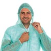 FRANZ MENSCH Hygonorm Overalls Light with Hood Polypropylene Green XXL