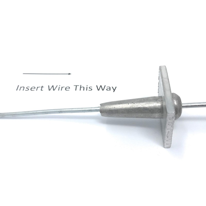 LinkEZ 10 pcs Anchor Vise Grape Trellis for 14~17GA Wire