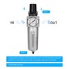 NANPU Industrial Grade Heavy Duty Particulate Filter & Air Regulator,