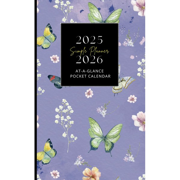 Simple Planner 2025-2026: At-A-Glance Pocket Calendar
