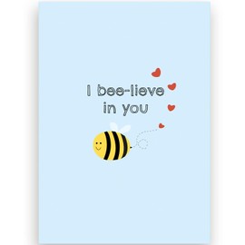 BYANIKA A6 I Believe In You Card | Good Luck Cards | Best Of Luck Gifts | Encouragement You Can Do It You Got This | In Your Exams Interview New Job Driving Test (I Believe In You)
