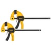 DEWALT DWHT83148 4.5 Inch Small Trigger Clamp 2 Pk ,