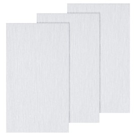 PATIKIL 6061 T651 Aluminum Sheet Metal 4 x 6 x 1/4(0.236") Inch 3Pcs Flat Plain Aluminum Plate Covered Stock with Protective Film, Heat Rectangle 6MM for Lndustry Crafting