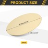 Sourcing Map 5Pcs H62 Brass Round Plates, 3.94" Dia x