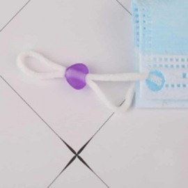 Mask Strap Length Adjuster Stopper Mask Adjuster 9-Heart - Sky Blue (10 pcs) 6ea