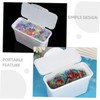 OFFSCH 4Pcs Laundry Powder Container Set Multi Functional Storage Box