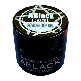 ICE GEL ABLACK Powder Top Gel, 0.1 oz (3 g), Gel Nail