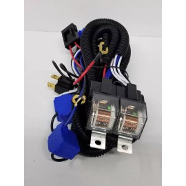 SMD H4 Headlight Relay Wiring Harness 2 or 4 Headlamp  for hid or led installation