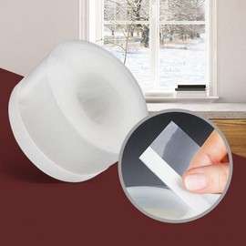 Transparent Weatherstripping for Entrance Doors & Window Frames - Wind Blocker & Gap Sealer (Type B) 10M 10ea