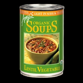 Amy's Organic Soups Light Sodium Lentil Vegetable 398mL