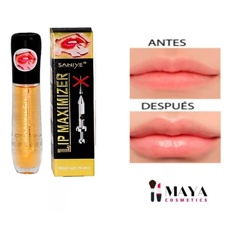 Saniye Gloss Engrosador De Labios Saniye, Con Colageno