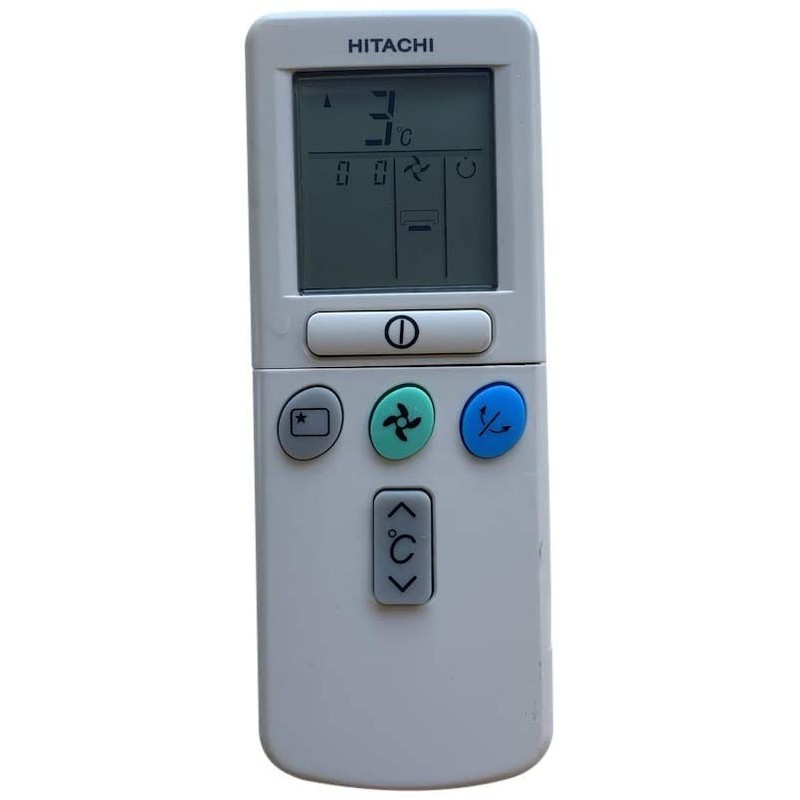 Hitachi Air Conditioner Replacement Remote Control RAR-2P2, RAR-3U1, RAR-3U3