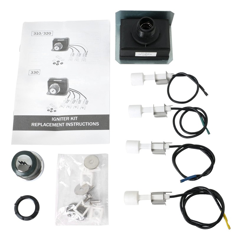ATKKE 7629 Grill Igniter Kit Replacement for Weber Genesis E/S-330