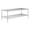 PRO&Family 30" x 72" NSF Chrome 2 Wire Shelf Kit