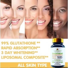 Nutrimivida Liposomal Glutathione 10000mg - 60 Capsules - Master Liver Detox