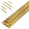 Moxweyeni 40 Pcs Brass Rods 1.5 mm 2 mm Brass