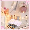Kacctyen 16 Pack Coquette Makeup Bag Pink Bow Cherry Cosmetic