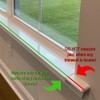 35.5 Inch Long x 4.25 Inch Deep Transparent (Clear) Window