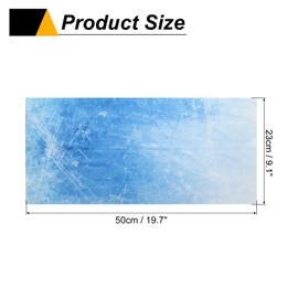 HARFINGTON Summer Cooling Neck Gaiter Sun Protection Face Mask Fishing Neck Gaiter Unisex Sunscreen Breathable Bandana for Fishing Outdoor Sports, White/Blue