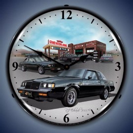 1987 Buick Gran National Wall Clock, LED Lighted