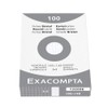 Exacompta 13209E Pack of 100 Premium Index Cards Squared DIN