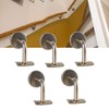 5Pcs Wall Handrail Bracket Practical Robust Wall Mounted Stainless Steel