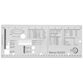 Mercer Culinary Mercer Rules Spanish Culinary Ruler