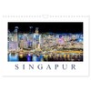 Singapore Asian Metropolis at Night (Wall Calendar 2026 DIN A4