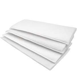 vhbw 6x Air Filter G4 Compatible with Balzer HRV 30, 25, 35 Fans, Bathroom Fan, Ventilation Device - White