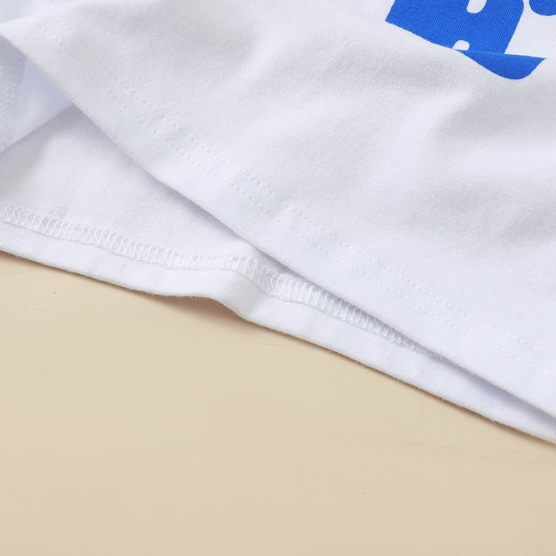LYSMuch Conjunto de ropa de verano con estampado de béisbol,