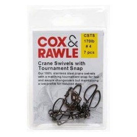 Cox & Rawle Sea Fishing Crane Swivels With Tournament Snap - 1Pc