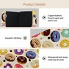 2 Pack Tissue Box Cover Holder, Cute Donuts Rectangle Leather