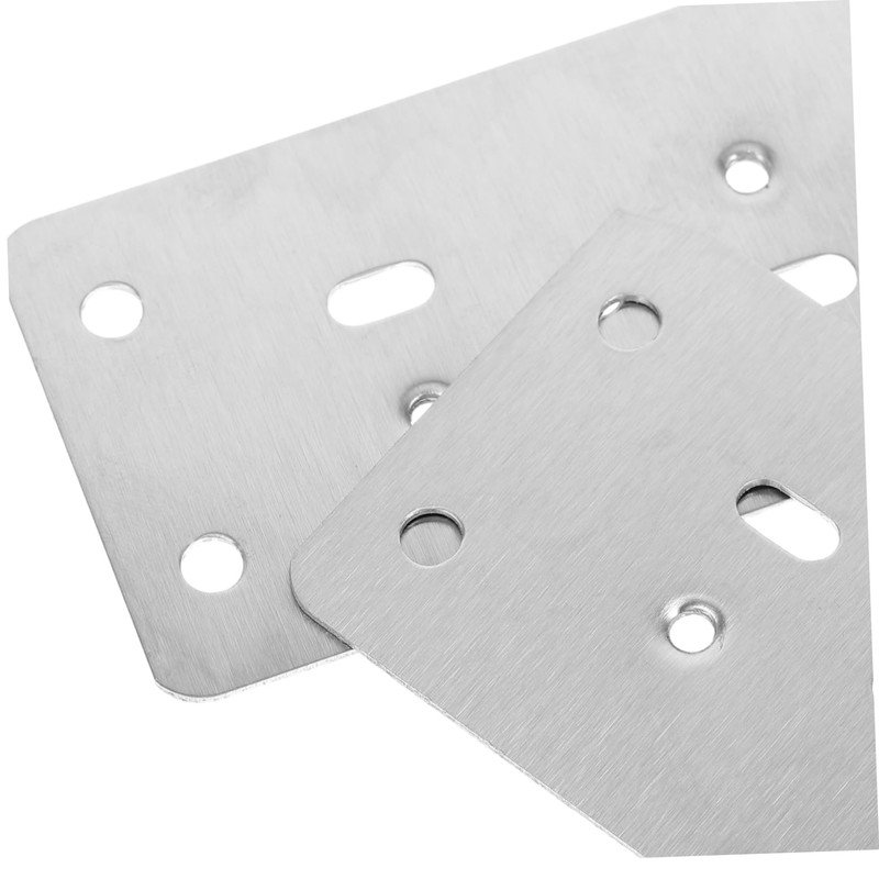 WOONEKY DIY Cabinet Door Repair Kit 8pcs Door Reinforcement Plate