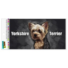 Yorkshire Terrier Yorkie Dog Pet Automotive Car Refrigerator Locker Vinyl Magnet