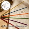 6Pcs Acrylic Round Rod Clear Fiber Optic Rod Acrylic Sticks