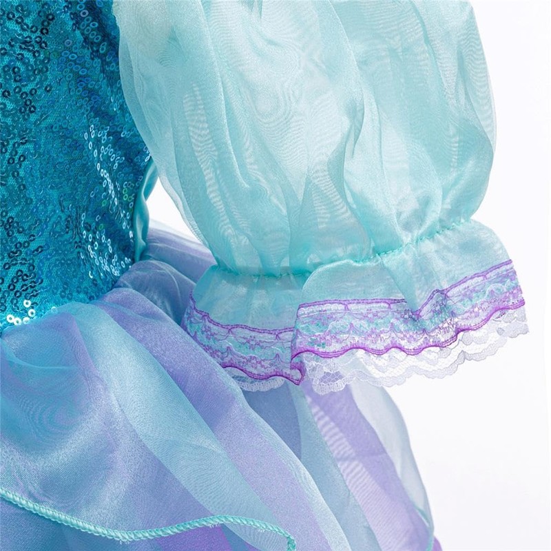 Lito Angels Princess Mermaid Ariel Costume Dress Fancy Dress for