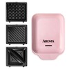AROMA® 3-in-1 Panini Press, Sandwich Grill, and Waffle Maker with