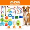 Tail Twist Dog Toys Bundle - 25 Pack Teething Toys,